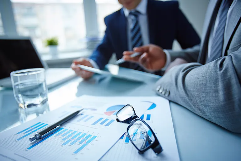 A company's financial health being evaluated as part of applying for surety bonds in Montpelier